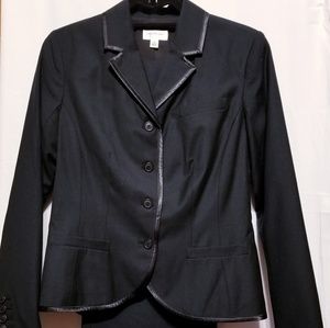 ISSAC Mizrahi Women's Black Suit Jacket 10 Pants 8